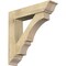 Ekena Millwork Balboa Traditional Rough Sawn Bracket w/ Offset Brace, Douglas Fir, 8"W x 36"D x 36"H BKT0806X36X36BOA01RDF - alternate 1